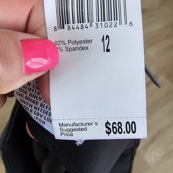 CARMEN MARC VALVO Black Pencil Skirt Size 12 - Picture 8 of 8